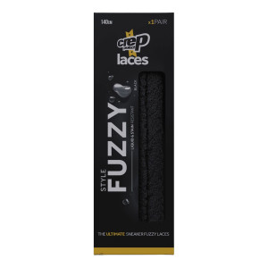 Crep Protect Sznurówki Fuzzy Czarne 140cm