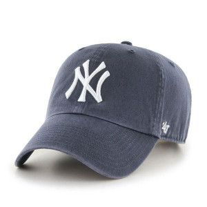 47 Brand Czapka z Daszkiem New York Yankees Vintage Navy 47 Clean Up