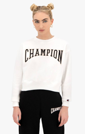 Champion COLLEGIATE LOGO BLEND CROPPED SWEATSHIRT