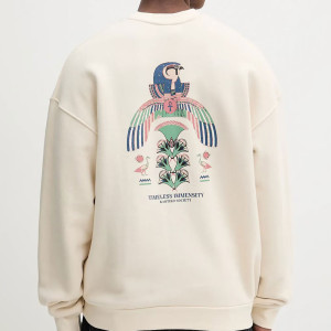 Kaotiko Organic Cotton Timeless Immensity Sweatshirt AQ017-01S-G002