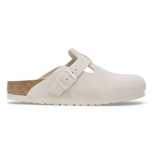 Birkenstock Boston LEVE Antique White 1024740 (wąskie)