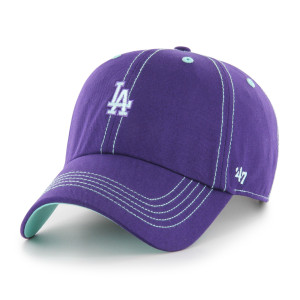 47 Brand Czapka z Daszkiem Los Angeles Dodgers Contrast Stitch Br 47 Clean Up