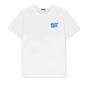 Kaotiko Koszulka Bawełniana Biała M/C WASHED HAPPY PLACE T-Shirt