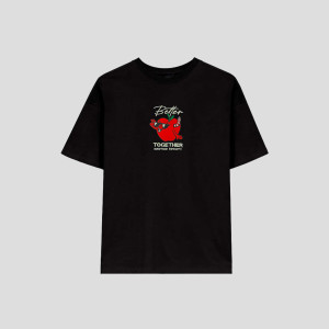 Kaotiko Better Together Apple T-shirt AQ064-01-G002