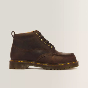 Dr. Martens Lowell Chukka 6 Eye Crazy Horse Leather Moc Toe Boots 43350201