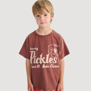 BOBO CHOSES Dziecięca Koszulka z Krótkim Rękawem Pickles The Dog