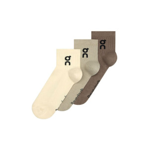 On Skarpety Logo Sock Mid 3P Hare-Brume 2UF10524953