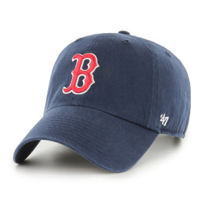 47 Brand Czapka z Daszkiem Boston Red Sox Navy 47 Clean Up