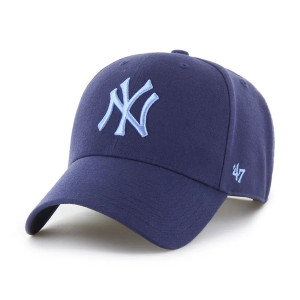 47 Brand Czapka z Daszkiem New York Yankees Light Navy 47 MVP Snapback 47 MVP Wool All