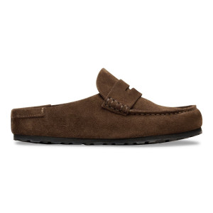 Birkenstock Naples Brązowe Mokasyny Damskie 1031701