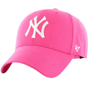 47 Brand Czapka z Daszkiem New York Yankees Magenta 47 MVP Snapback 47 MVP Wool All