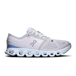 On CLOUD X 4 Silver-Chambray 3WE30073278