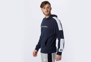 New Balance BLUZA MĘSKA ATHLETICS ECL NAVY