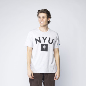 Champion Reverse Weave COLLEGE PRINT T-SHIRT GREY