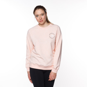 New Balance WOMEN'S Essentials Athletic Club Crewneck PINK