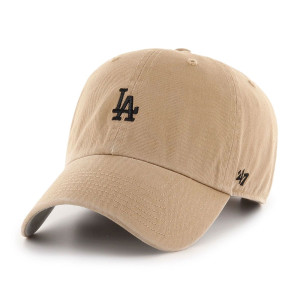 47 Brand Czapka z Daszkiem Los Angeles Dodgers Khaki BASE Runner 47 Clean Up