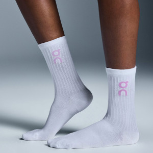 On Skarpety Logo Sock High 3P mauve-raspberry 2UF10313052