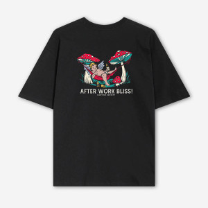 Kaotiko After Work Black T-shirt AR003-01-G002