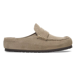 Birkenstock Naples Wrapped Suede Leather Taupe 1029675 (Regular)