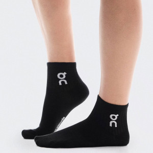 On Skarpety Logo Sock Mid 3P Black 2UF10520553