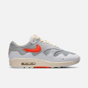 Nike Air Max 1 Patta Waves White Hyper Crimson (with bracelet)