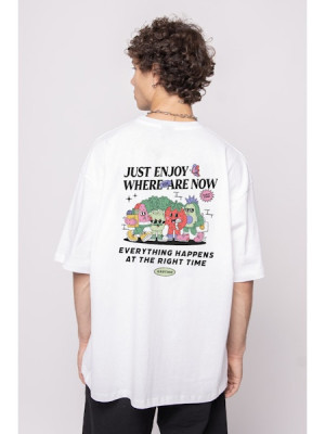 Kaotiko T-shirt JUST ENJOY ORGANIC COTTON