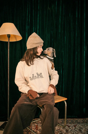Kaotiko Dalmatian Stone Sweatshirt AR006-02-M002