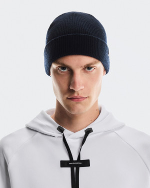 On Czapka Zimowa Merino Beanie Midnight 2UF30101573