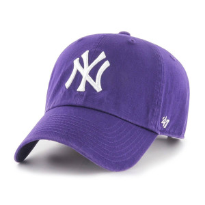 47 Brand Czapka z Daszkiem New York Yankees Purple 47 Clean Up 47 Clean Up All