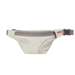Sprayground Cream Check Shark Central Crossbody 910B7485NSZ