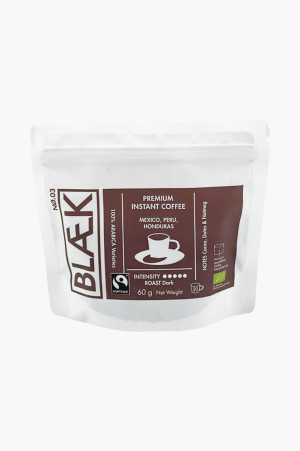 Blaek BLÆK Organic Instant Coffee No. 3 Dark Roast Bio 60g