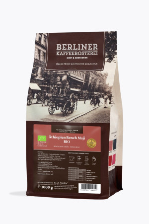 Berliner Kaffeerösterei Ethiopië Bench Maji Bio 1kg