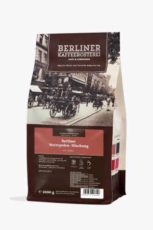 Berliner Kaffeerösterei Berliner Metropolen melange 1kg