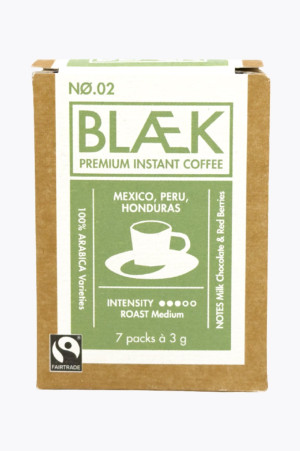 Blaek BLÆK Organic Instant Coffee No. 2 Peru 21g