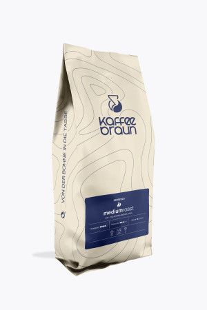 Kaffee Braun Espresso Medium Roast 1kg