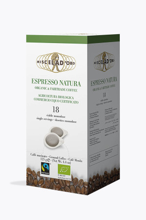Miscela D'Oro Bio Espresso Natura 18 E.S.E. pods