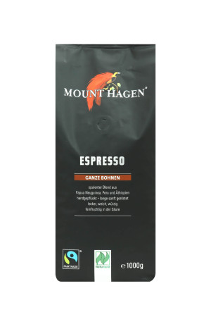 Mount Hagen Bio Espresso 1kg