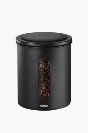 Xavax koffieblik 500g, zwart