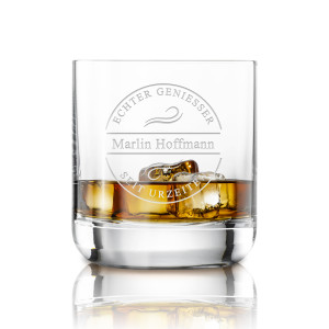 Personalisiertes Whiskyglas mit Gravur – Name, Motiv & Jahrgang im stilvollen Design lasergraviert als tolles Geschenk für Männer, Motiv 3 | LOOXIS