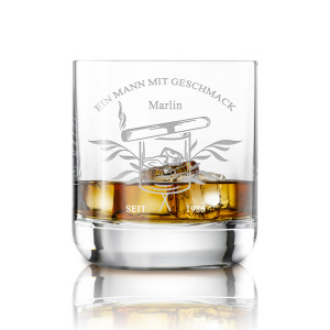 Personalisiertes Whiskyglas mit Gravur – Name, Motiv & Jahrgang im stilvollen Design lasergraviert als tolles Geschenk für Männer, Motiv 4 | LOOXIS