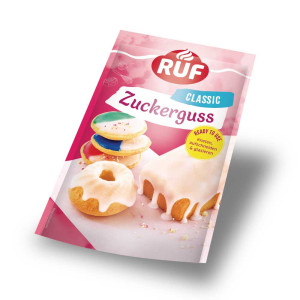 RUF Zuckerguss Classic, Sofort gebrauchsfertige Glasur als ideale Ergänzung für unsere essbaren Fotos und Motivtortenauflegern