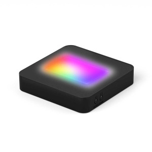 Modularer LED Leuchtsockel Größe M für 3D Glasfotos – dimmbares Farblicht für stimmungsvolle Momente – Zuhause oder als Geschenk | LOOXIS