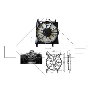Ventilador De Refrigeración Del Motor Nrf 47257