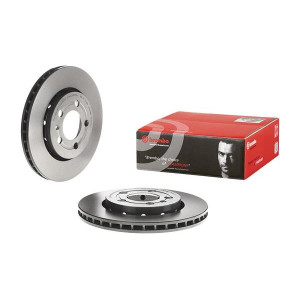 2 Discos De Freno Brembo Barnizado Para Eje Trasero 09.a652.11