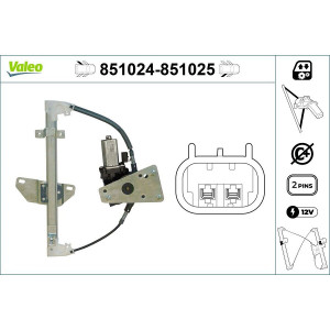 Regulador De Ventana Valeo 851025