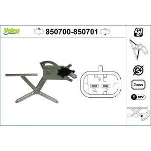 Regulador De Ventana Valeo 850700