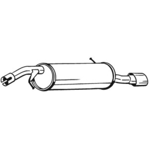 Silencieux Arrière Bosal 190-197