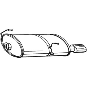Silencieux Arrière Bosal 190-619