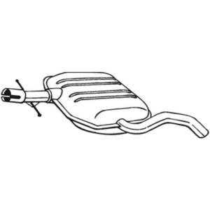 Silencieux Central Bosal 233-689