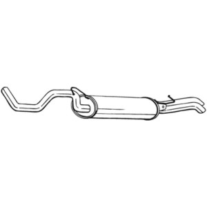 Silencieux Arrière Bosal 281-227